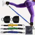 Ankle Strap Resistance Bands Hip Leg Strength  Elastic Training Home Yoga Pilate  - Reffitt & Co.
