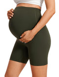 Maternity Capri Yoga Pants High - waisted Belly - supporting Seamless - Reffitt & Co.