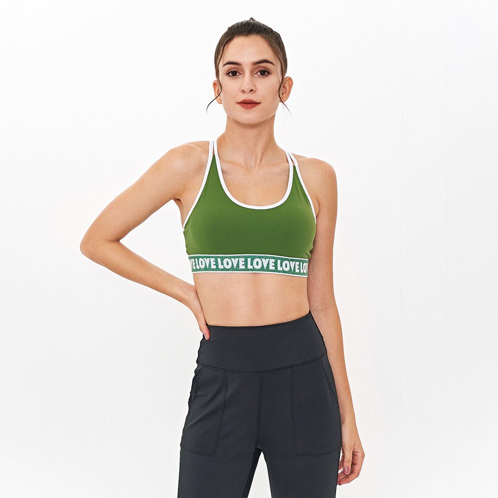 Printed sports bra - Reffitt & Co.