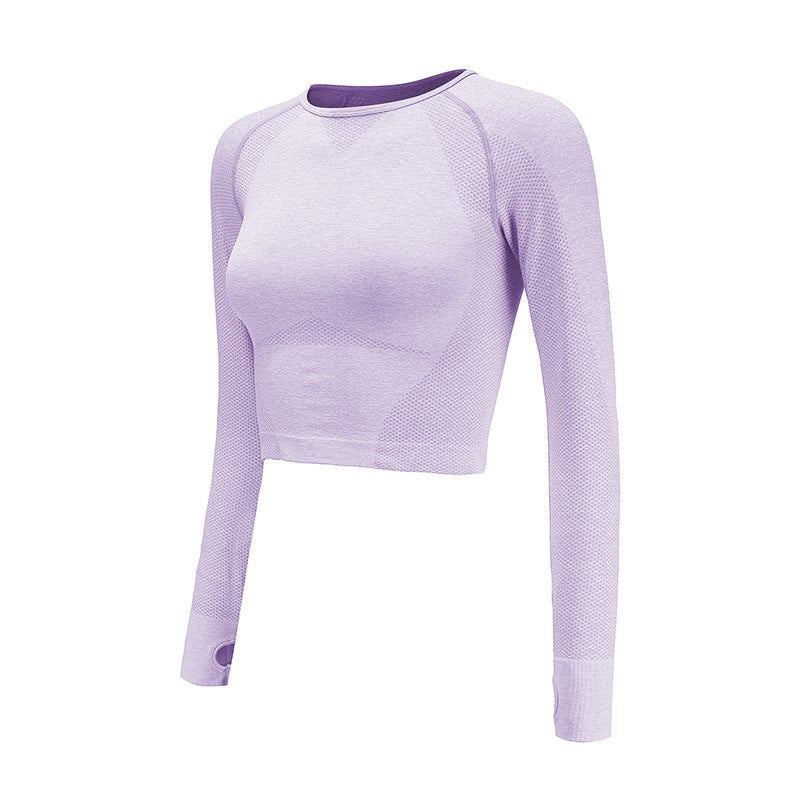 Seamless Yoga Shirts For Women- Reffitt & Co.