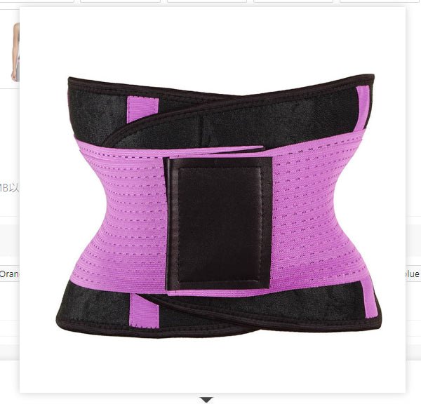 Waist Trimmer Belt Body Shaper Abdominal Trainer Weight Loss Fat Burning Straps - Reffitt & Co.