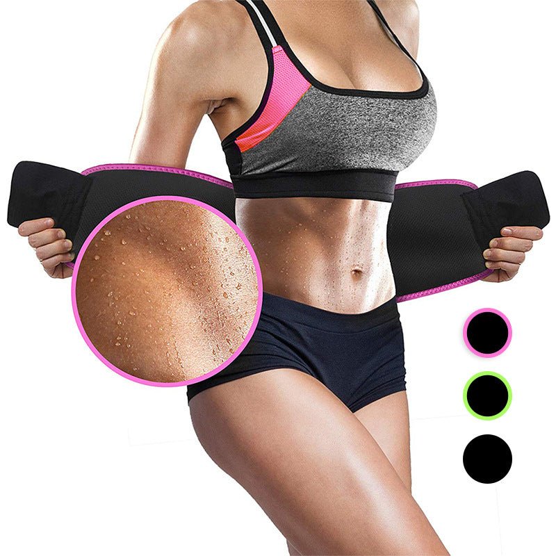 Waist Trimmer Belt Body Shaper Abdominal Trainer Weight Loss Fat Burning Straps - Reffitt & Co.