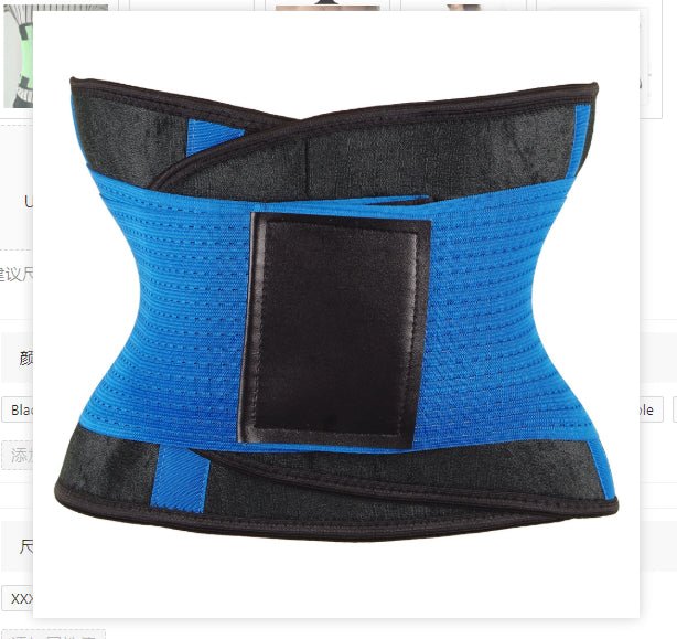 Waist Trimmer Belt Body Shaper Abdominal Trainer Weight Loss Fat Burning Straps - Reffitt & Co.