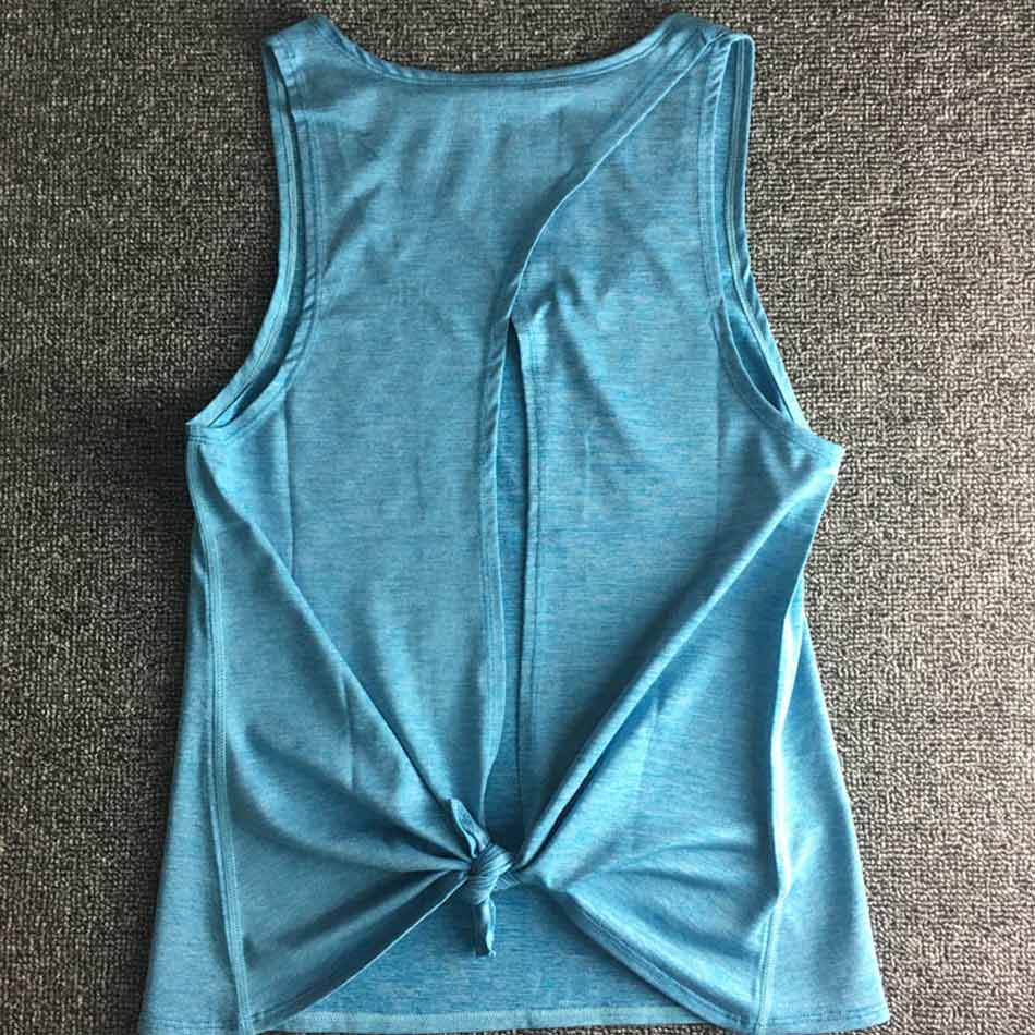 Women Backless Yoga Tank Top Shirt - Reffitt & Co.
