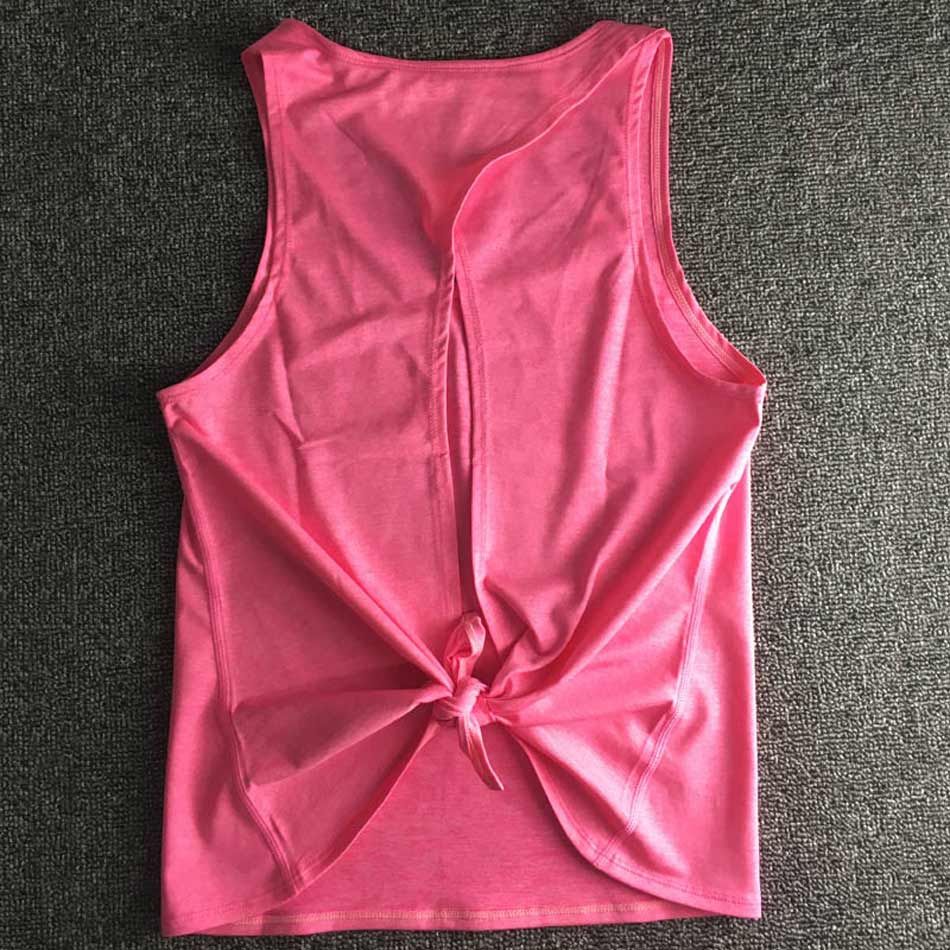 Women Backless Yoga Tank Top Shirt - Reffitt & Co.