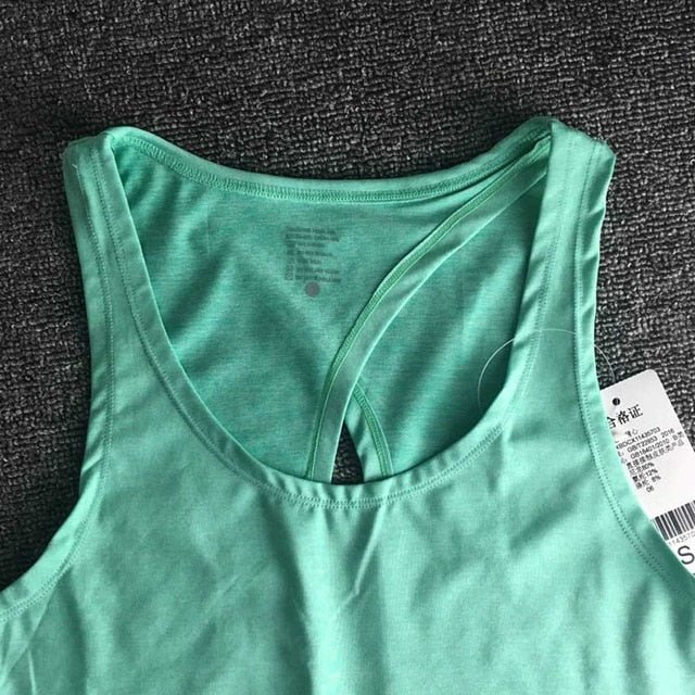 Women Backless Yoga Tank Top Shirt- Reffitt & Co.
