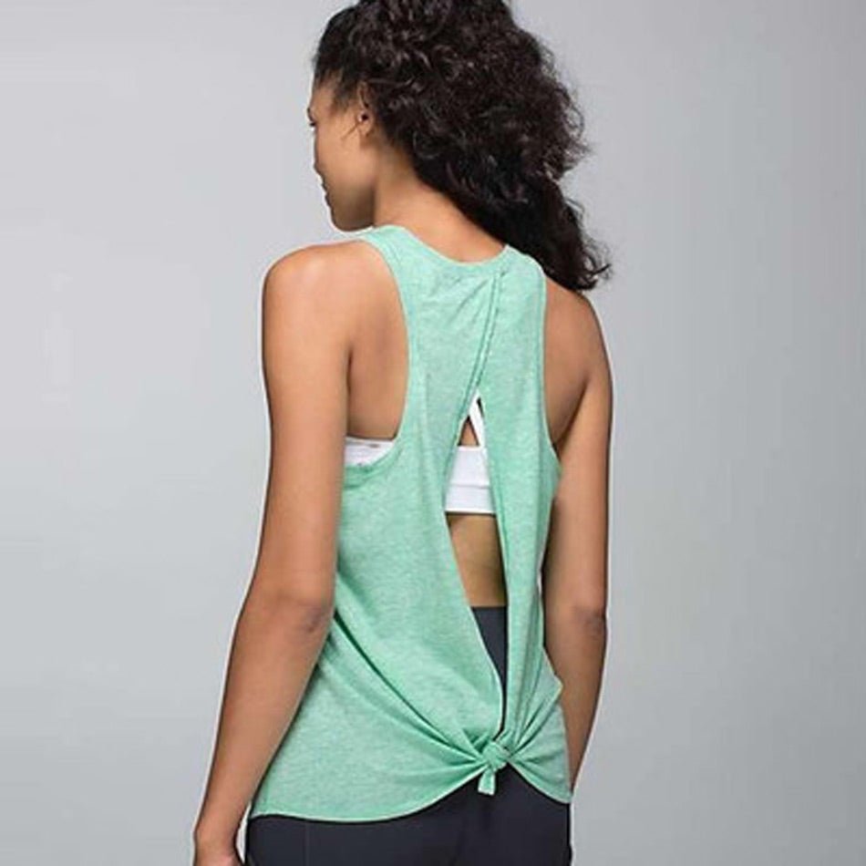 Women Backless Yoga Tank Top Shirt- Reffitt & Co.