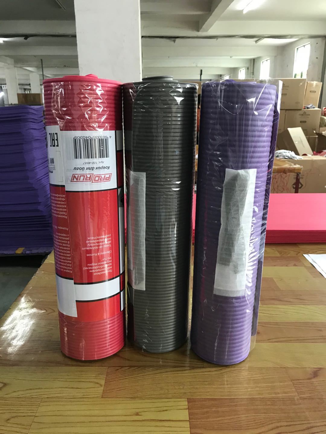 Yoga Mat NBR Yoga Mat Striped Yoga Mat - Reffitt & Co.