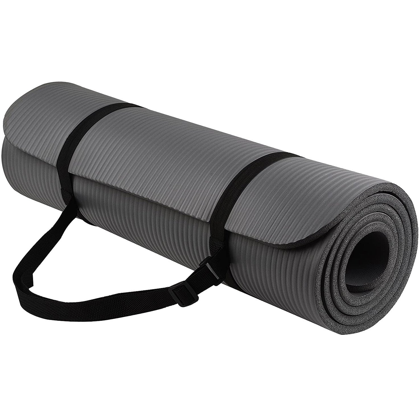 Yoga Mat NBR Yoga Mat Striped Yoga Mat - Reffitt & Co.